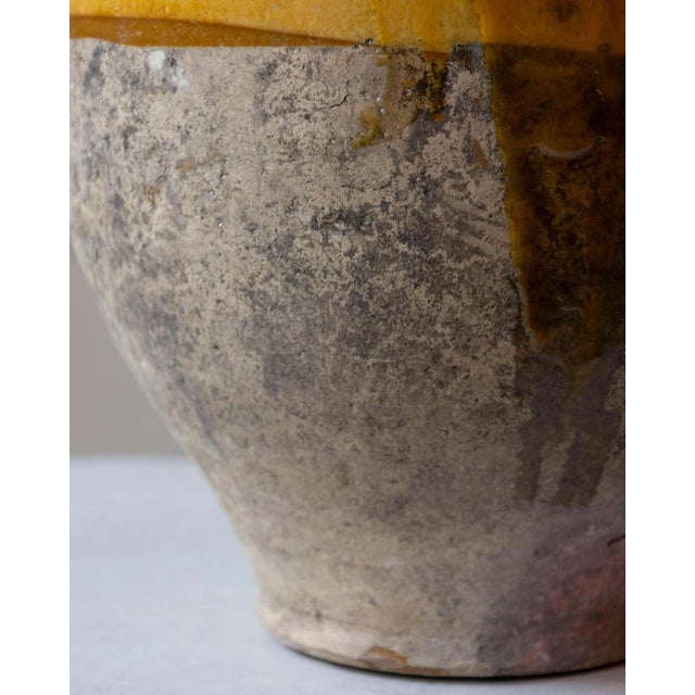 19th Century French Terracotta Jug with Ochre Glaze For Sale - Image 10 of 11