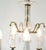 Metal Brass Chandelier with Prisms, 1920s For Sale - Image 7 of 14