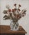 Mihai Stancescu (Romanian/American, b. 1966), Floral Bouquet Still Life Scene, Oil on Canvas, signed lower right, silvered...