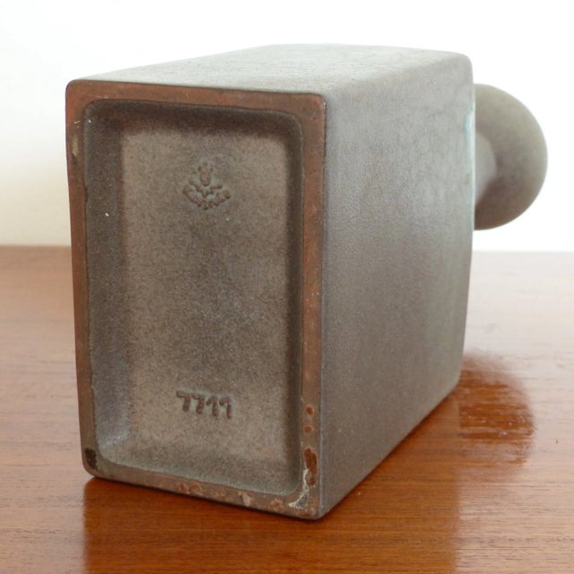 Vintage Ceramic Vase by Glatzle for Karlsruher Majolika, in Flawless conditions. Designed 1970 to 1979 This piece has an...