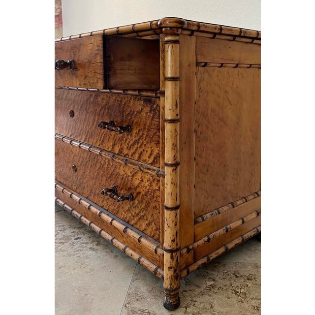 Early 20th Century Antique Faux Bamboo Dresser Chairish