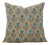 Fabdivine Indian Block Print Cushion Cover 16x16 Inch Viscose Linen-Kusum For Sale