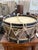 Mid 19th Century Mid-19th Century Brass Rope-Tension Military Drum With Original Paint | European Side Drum For Sale - Image 5 of 5