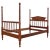 American Classical Bobbin Turned Fruitwood Spindle Bed For Sale - Image 13 of 13