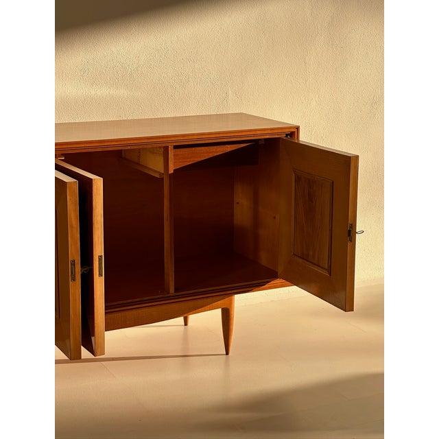 Ash Sideboard with Four Seasons Panels attributed to Pierluigi Colli, 1950s For Sale - Image 14 of 15