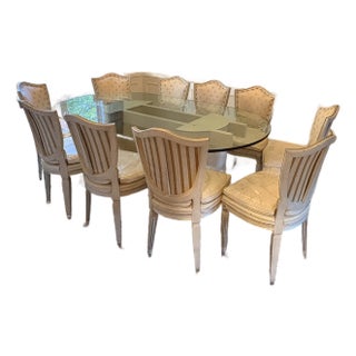 Vintage Mid Century Louis XVI Dining Set For Sale