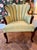 Wood Pair of 2 Mid-20th Century Vintage Hollywood Regency / Art Deco Revival Wingback Accent Chairs in Pristine Condition For Sale - Image 7 of 15