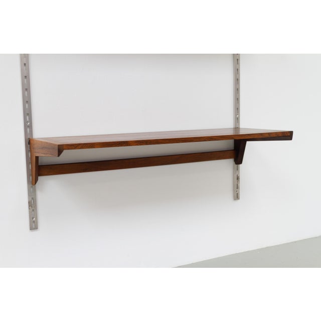 Vintage Danish Rosewood Wall Unit by Kai Kristiansen for FM, 1960s For Sale - Image 9 of 18