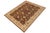 Transitional Oriental Ziegler Brown Tan Hand-Knotted Wool Rug - 8'8'' X 12'1'' For Sale - Image 3 of 8
