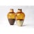 Contemporary Amber and Patinated Brass Sculpted Vase in Blown Glass by Pia Wüstenberg For Sale - Image 3 of 4