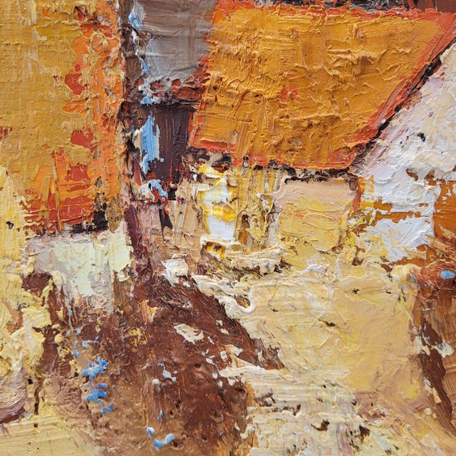 Etienne Ritter, Alsatian Village, 1950s, Oil on Canvas For Sale - Image 6 of 18