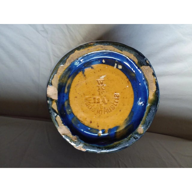 Wkf Austrian Art Pottery Vase, Mid-Century Design For Sale - Image 4 of 7