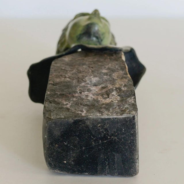 Female Bust, 1990s, Bronze For Sale - Image 8 of 11