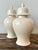 Vintage Glazed Ceramic Lidded Urns - A Pair For Sale - Image 4 of 12