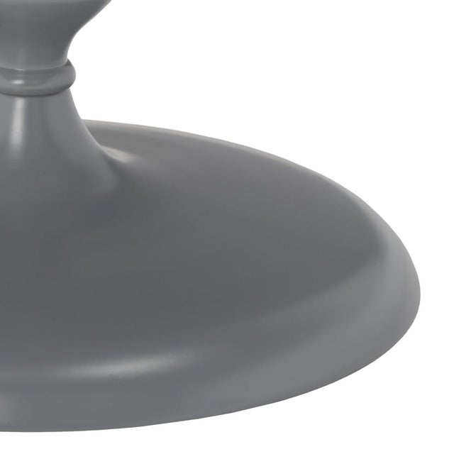 Early 21st Century Hydra Round Side Table in Dark Grey For Sale - Image 5 of 6