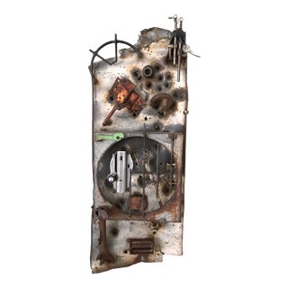 Industrial Wall Sculpture Contemporary Brutalist Style - Mike Durand For Sale