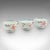1900's Antique Trio of Small Oriental Teacups For Sale - Image 6 of 8