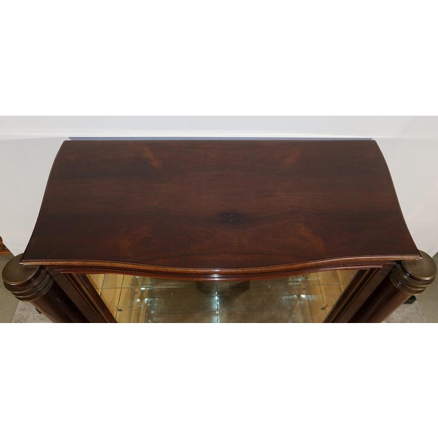 1940s Art Deco Showcase Cabinet attributed to J. Leleu for Maison Leleu, 1940s For Sale - Image 5 of 18