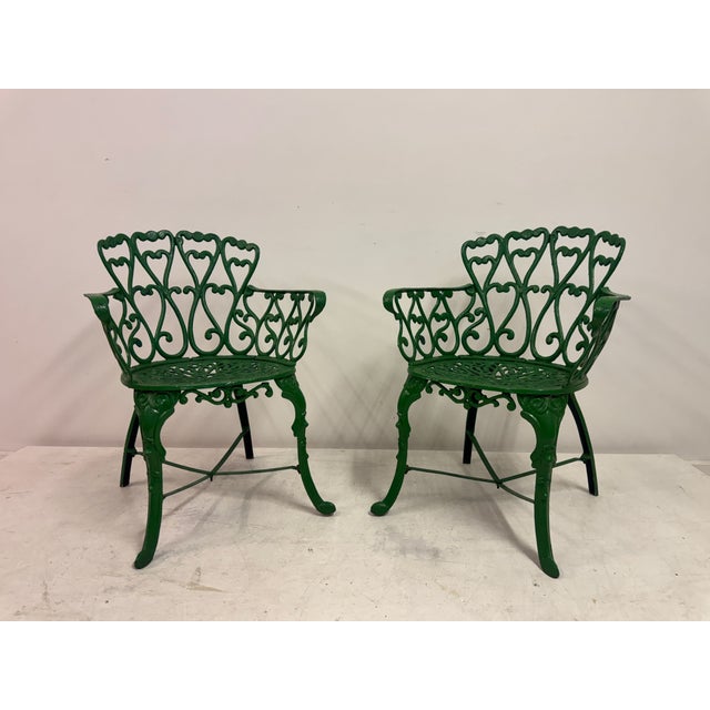 1950s Vintage Garden Table with Chairs in Oak by De Puydt, Belgium, 1950s, Set of 5 For Sale - Image 5 of 18