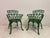 1950s Vintage Garden Table with Chairs in Oak by De Puydt, Belgium, 1950s, Set of 5 For Sale - Image 5 of 18