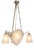 Vintage Art Deco Geometric Pendant Light by David Guéron Degue & A. Petitot, 1930 For Sale