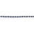 Geometric 5.54 Carat Blue Sapphire Hexagon Tennis Bracelet in 14k White Gold For Sale - Image 4 of 15