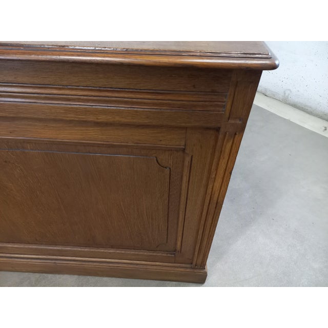Antique Oak Shop Counter with Drawers, 1890s For Sale - Image 15 of 18
