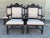 Wood High Back Chairs with Carved Wooden Frames - Set of 10 For Sale - Image 7 of 13