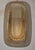Vintage Wall Lamp with Metal Mounting and Lightly Tinted Relief Glass Shade, 1960s, in Very Good conditions. Designed 1960...