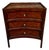 Dessin Fournir Style Serpentine Mahogany Chest For Sale