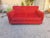 Fasce Cromate Sofa in Red Fabric by Luigi Caccia Dominioni for Azucena, 1960s, in Very Good conditions. Designed 1960 to...