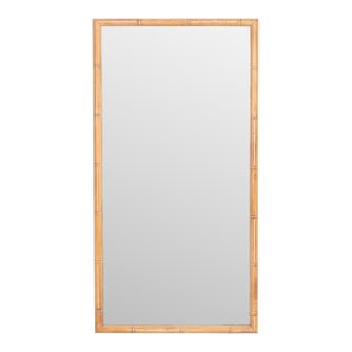 Faux Bamboo Mirror For Sale