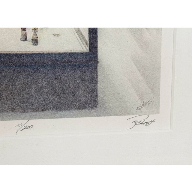 Framed Limited Edition Surrealist Zebra Prints Signed “Rocha ’84” - Edition 10/200 - Set of 3 For Sale - Image 9 of 12