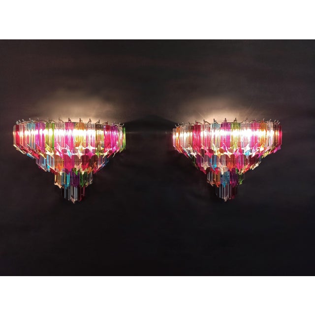 Vintage Murano Wall Sconces, 1990, Set of 2 For Sale - Image 11 of 18