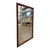 This authentic Mid-Century Modern wall mirror was produced in Virginia by the Galax Mirror Company, featuring its original...