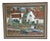 Birger Skarp, Houses, 1950s, Oil Painting on Canvas, Framed For Sale