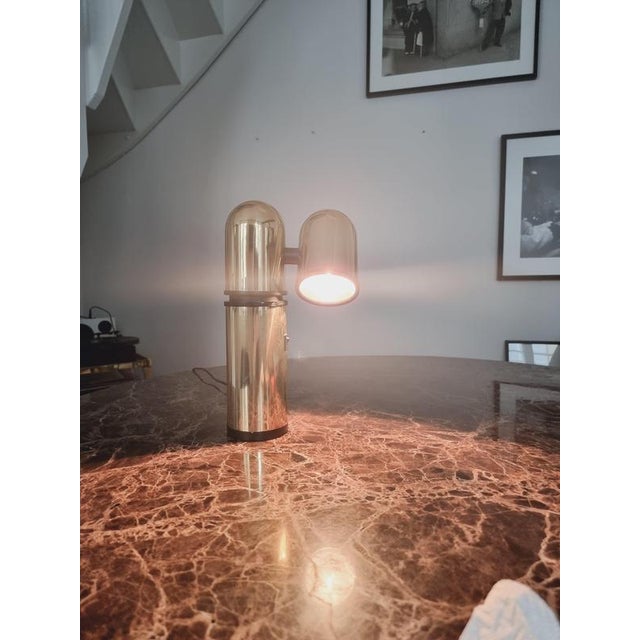 Rare Fagerhult table lamp, model 62510, made in Sweden, late 1900s/Post-Modern. The lamp head can be turned to each side....