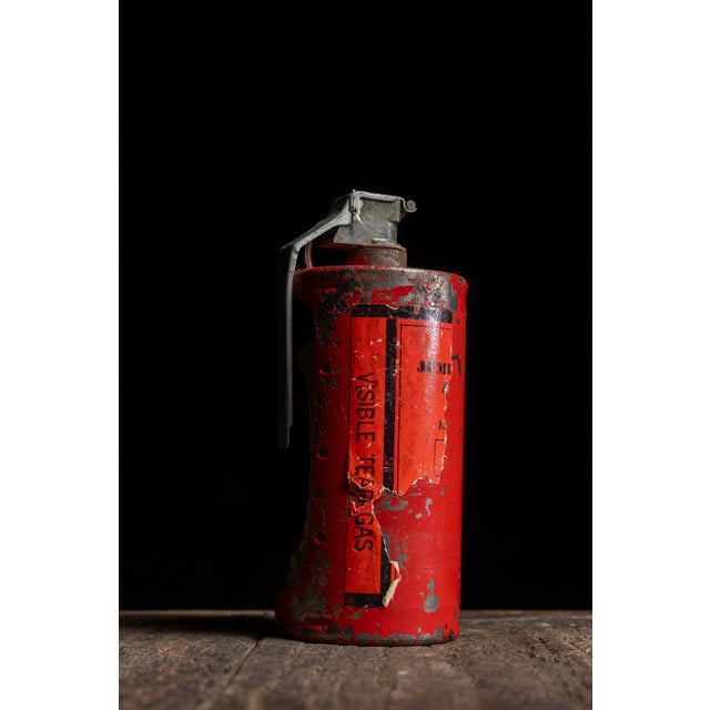 Vintage Cutaway Military Vapor Canister For Sale - Image 4 of 8