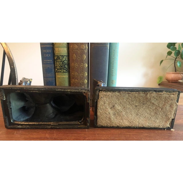 Antique Schooling Fish Metal Bookends by K & O Co Ny For Sale - Image 10 of 12
