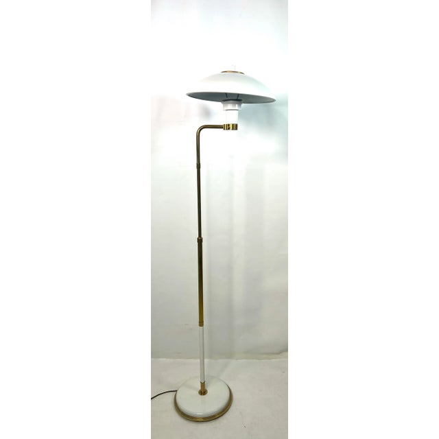 Dazor Style Mid Century Flying Saucer Floor Lamp For Sale - Image 9 of 9