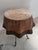 Ghost Draped Wicker Tromp l'Oeil Table + 2 Bistro Chairs, Bohemian Hand Woven For Sale - Image 6 of 12