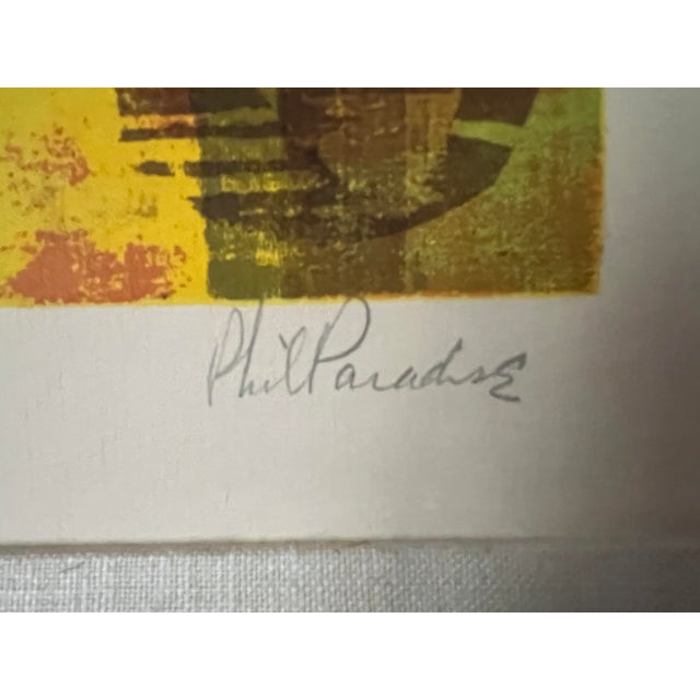 1960s Two Mid Century Modern Phil Paradise Serigraphs For Sale In Los Angeles - Image 6 of 10