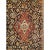 French Country Vintage Kashan Area Rug, Handwoven Floral Pattern, Navy & Brick Red, 4’ X 6’ For Sale - Image 3 of 12