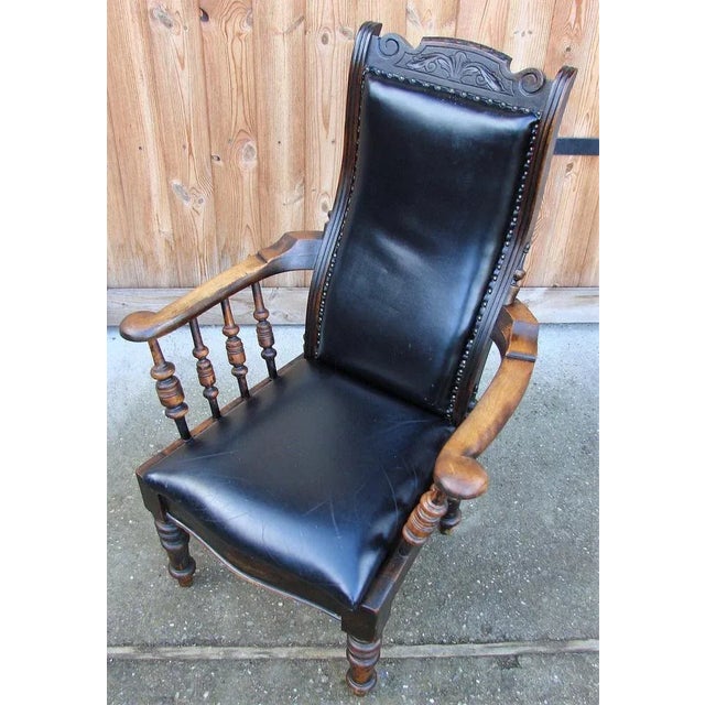 19th Century Oak Armchair For Sale - Image 14 of 14