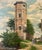 1950s French Tower Anne De Bretagne Oil Painting on Canvas For Sale In San Francisco - Image 6 of 9