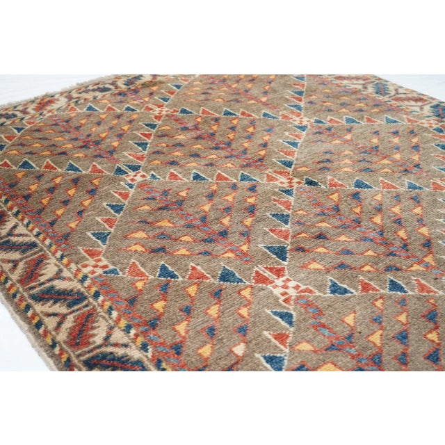 Textile Vintage Veramin Rug 5'0'' X 6'5'' For Sale - Image 7 of 11