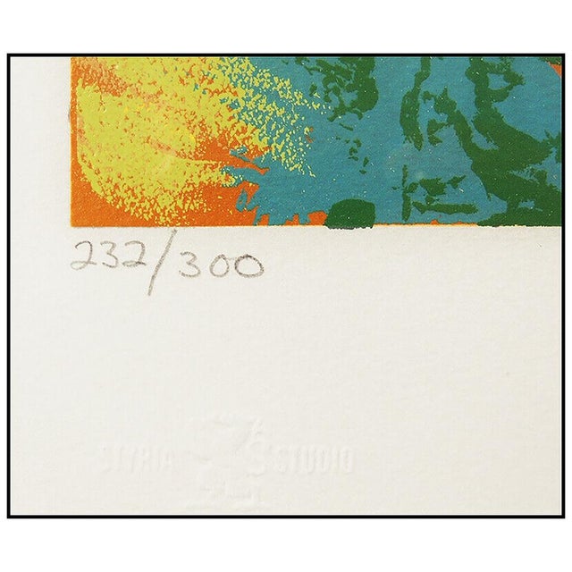 Leroy Neiman 1970s Serengeti Leopard, LeRoy Neiman For Sale - Image 4 of 5