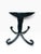 Mid-Century German Brutalist Hand- Forged Wrought Iron 4-Arm Candelabra For Sale - Image 9 of 10