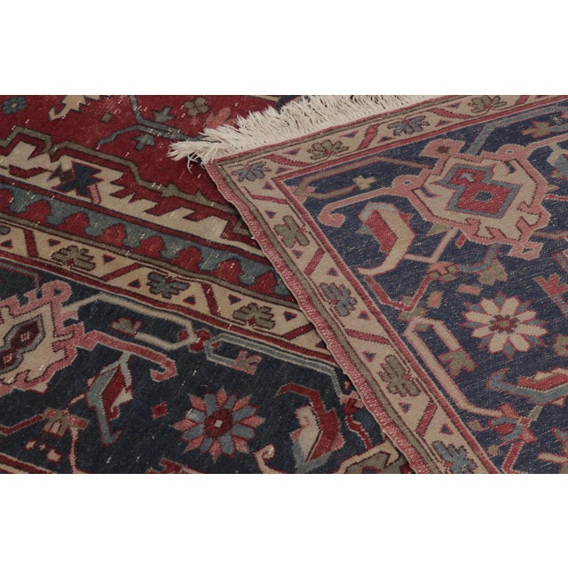 Oversized Vintage Turkish Anatolian Floral Medallion Wool Rug by Rug & Kilim, 1950-1959 For Sale - Image 9 of 11