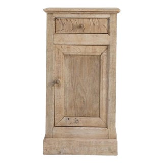 19th Century French Oak Bedside Table For Sale
